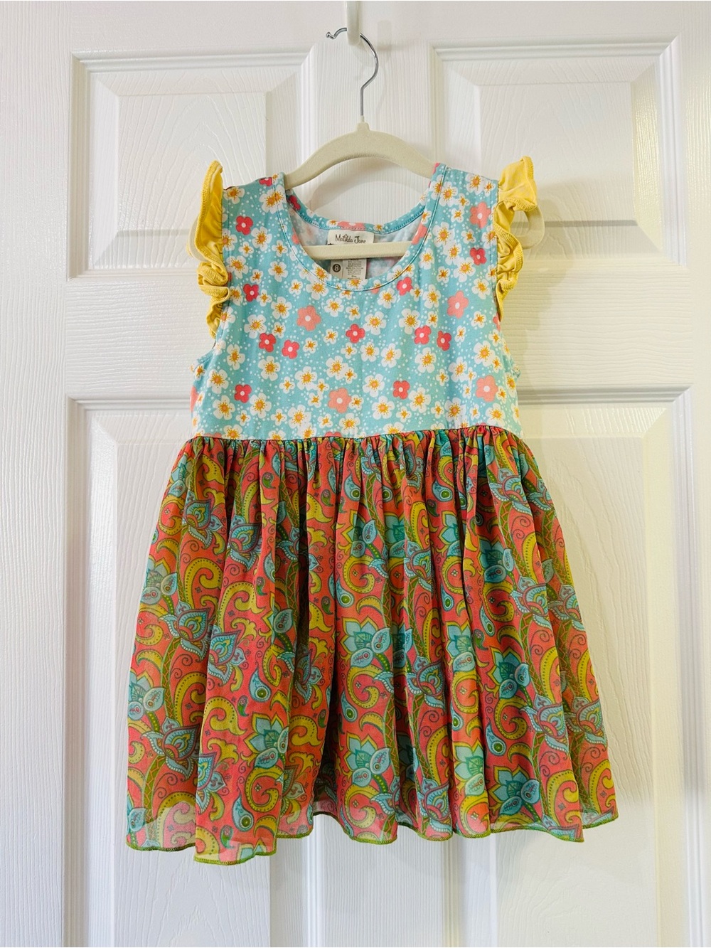 Matilda Jane Homecoming Sara Flutter Top Wonderful Parade size 8